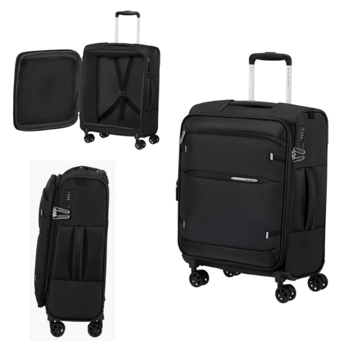  maleta spinner samsonite gotwist negra 68cm ocio samsonite