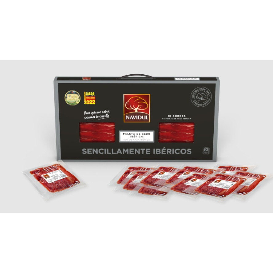  maletín paleta de cebo ibérica navidul gourmet navidul