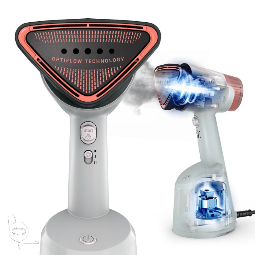  plancha vertical vapor aerosteam rowenta pequeño electrodoméstico rowenta