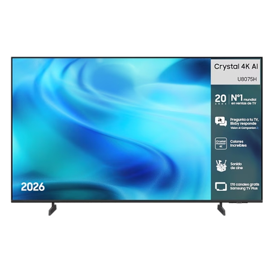  tv smart led 4k samsung crystal 4k ai 50" imagen y sonido samsung